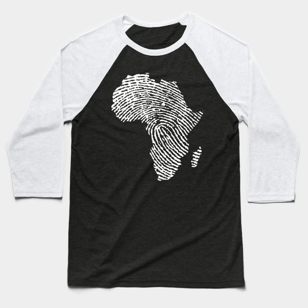 Black History Month Black Lives Matter African Roots Map Baseball T-Shirt by BrightGift